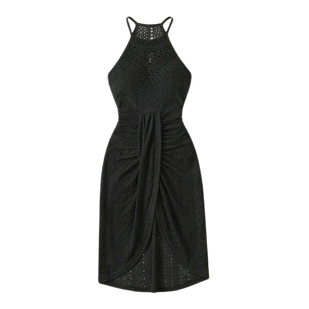 Vivara – Robe Maxi à Bretelles en Dentelle