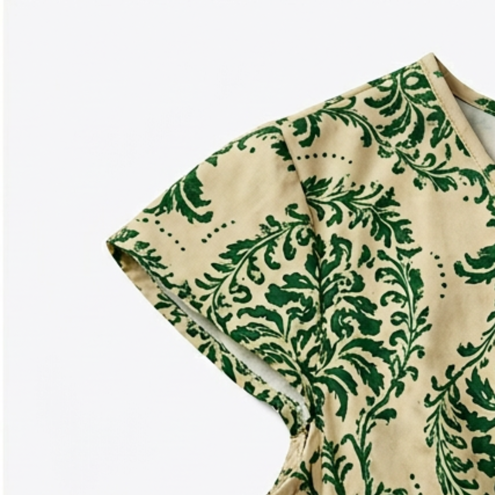 Florenza – Robe maxi florale smockée pour femmes