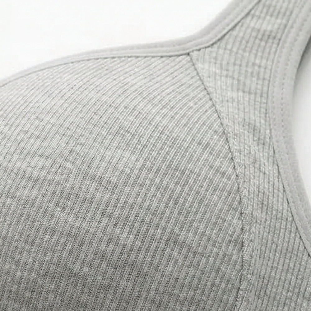 Veluna - Soutien-gorge sans fil à fermeture avant confortable