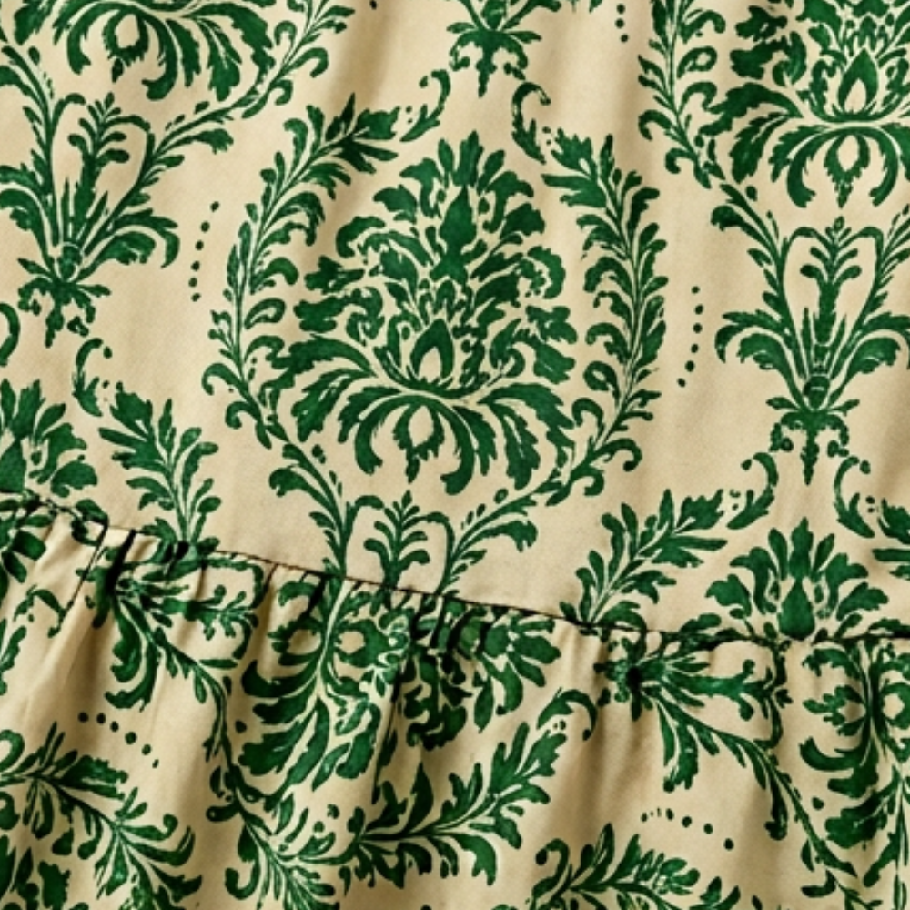 Florenza – Robe maxi florale smockée pour femmes