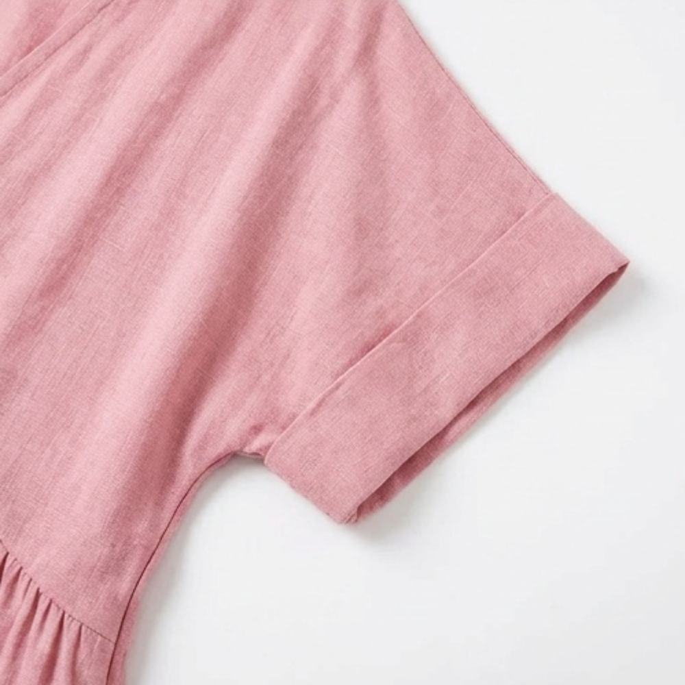 Marivelle - Robe Maxi V-Neck d'Été Sans Effort