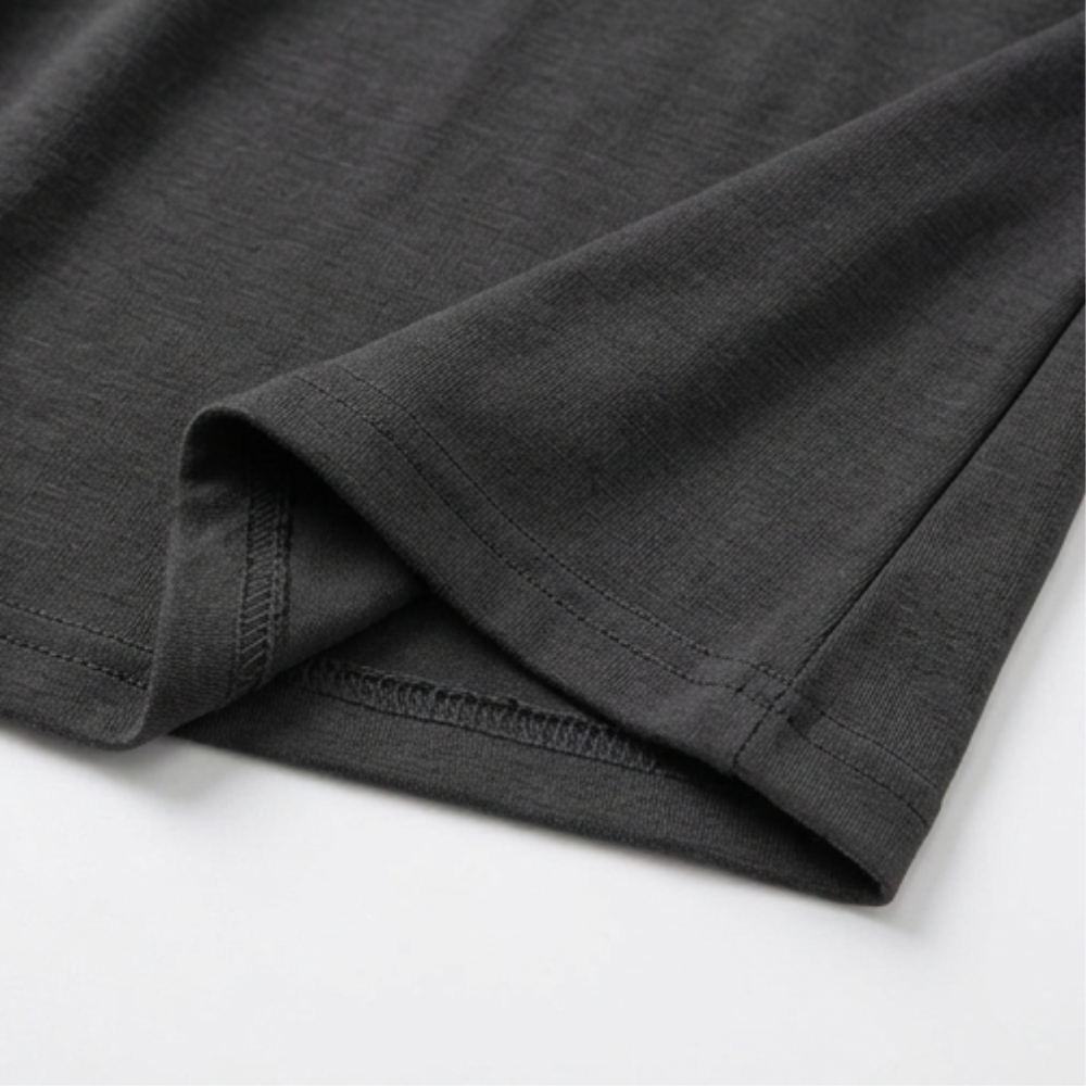 Veluna – Robe midi croisée à col en V avec poches