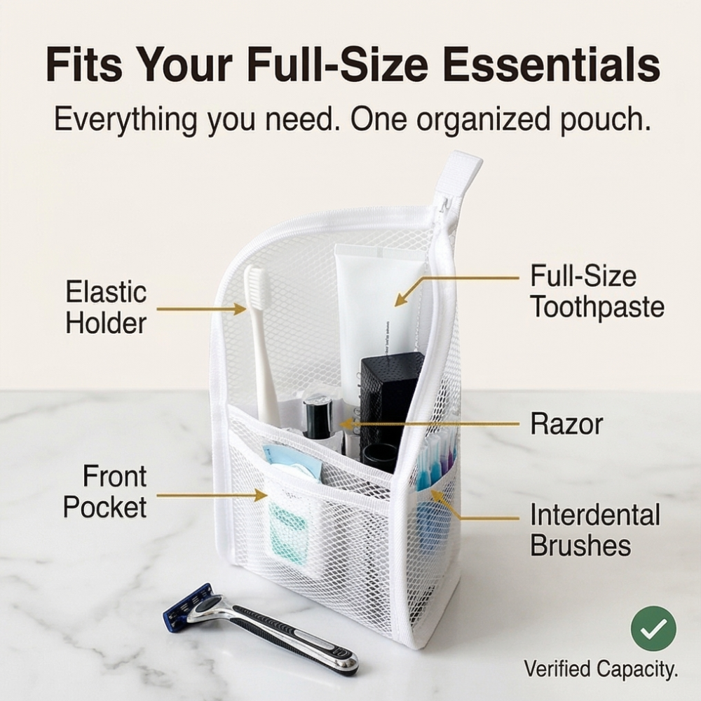 Standli – Trousse de toilette de voyage autoportante