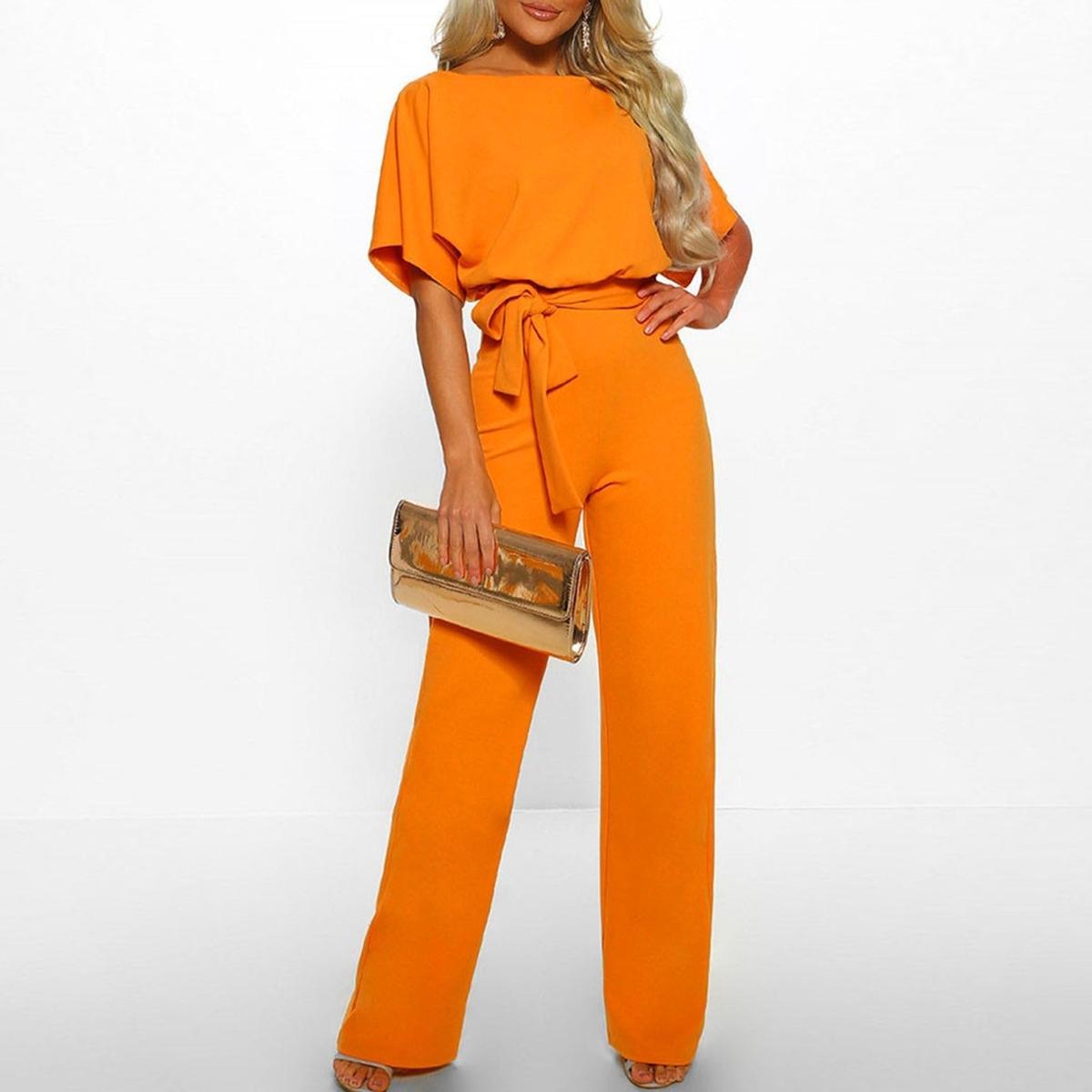 Jumpsuit Femme | Ceinture à nouer & Pantalon large