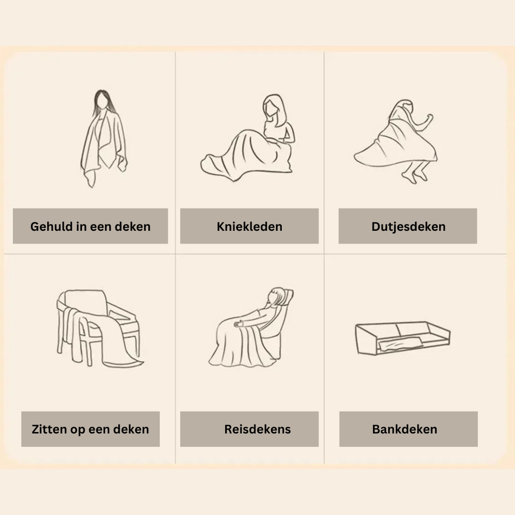 Couverture Chauffante Portable CozyHeat | Chaleur Instantanée Partout