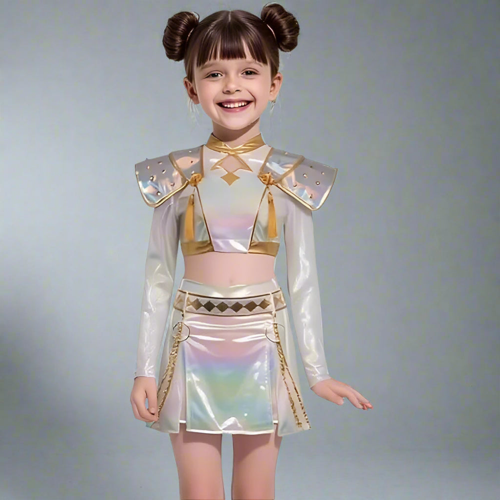 Costume d'Halloween Kpop pour Enfants, Tenue d'Idole
