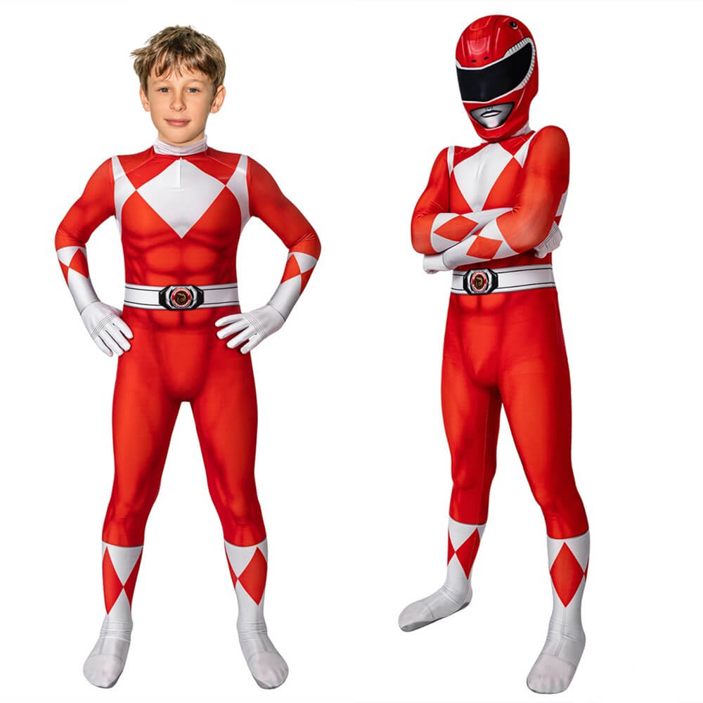Costume d'Halloween Kid Ranger Jumpsuit | Cosplay de Super-héros
