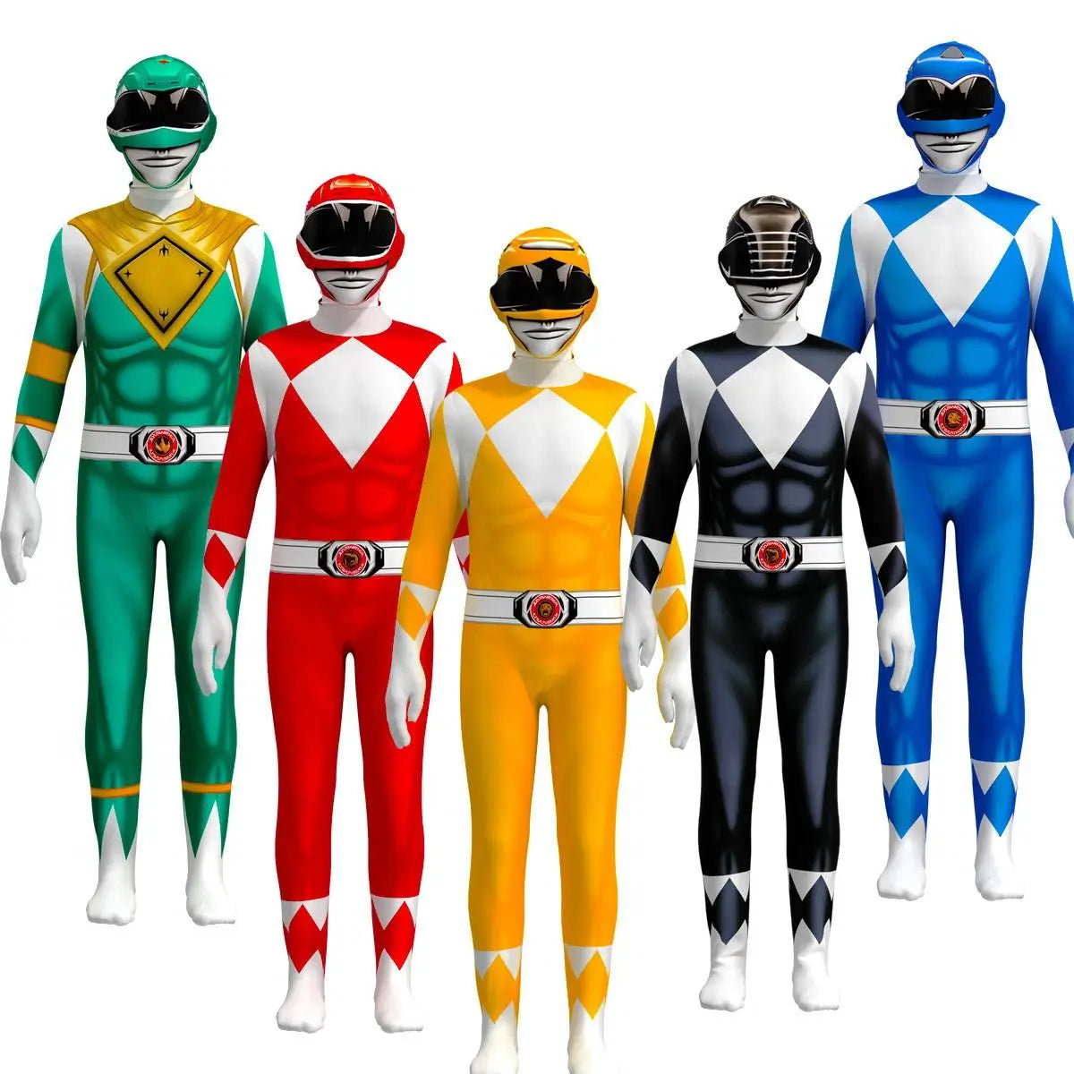 Costume d'Halloween Kid Ranger Jumpsuit | Cosplay de Super-héros