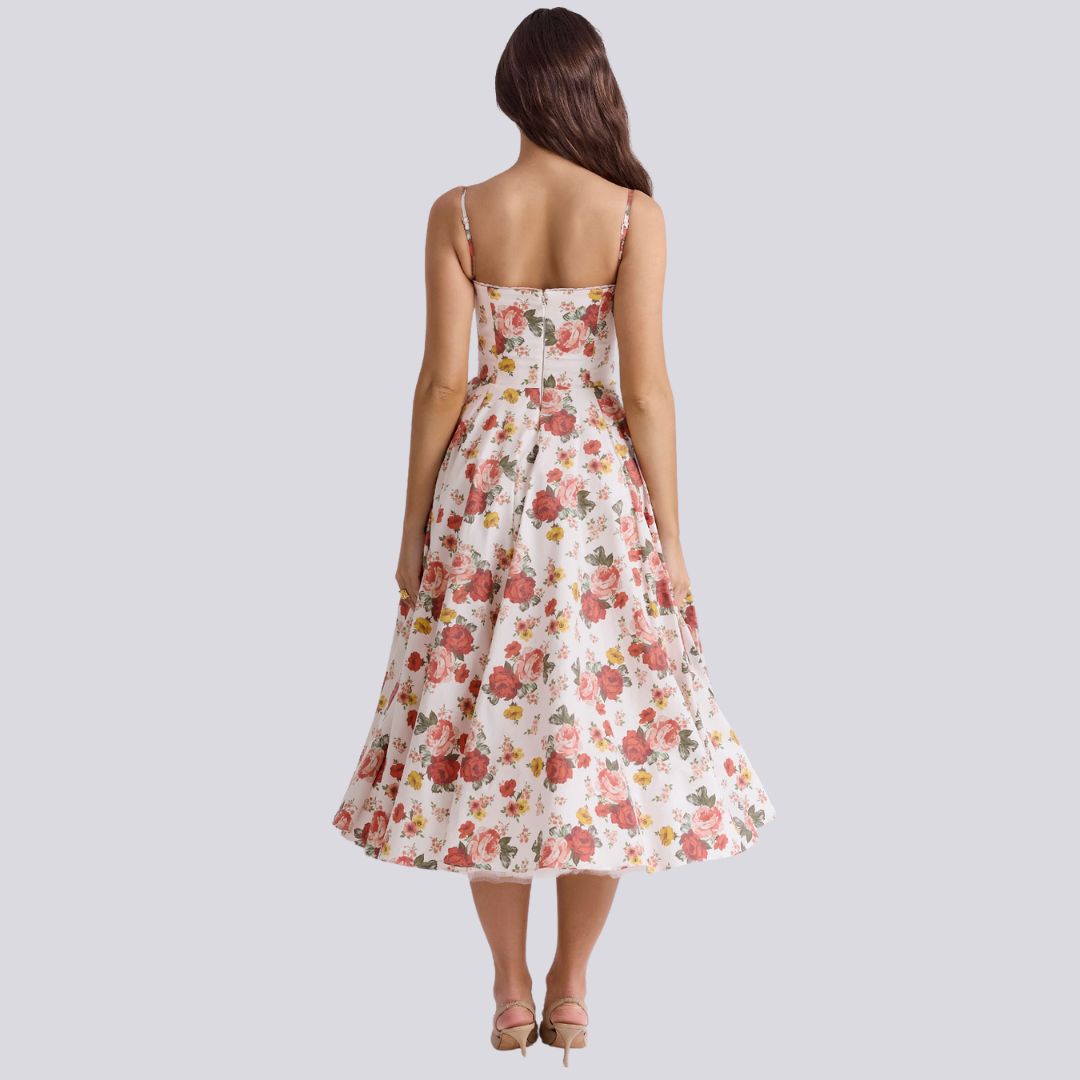 Laurhea | Robe maxi féminine avec coupe élégante
