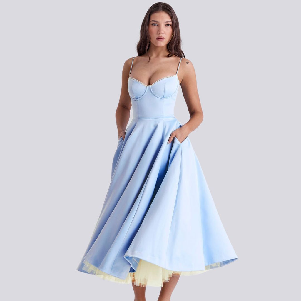 Laurhea | Robe maxi féminine avec coupe élégante