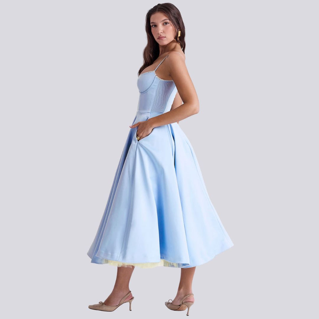 Laurhea | Robe maxi féminine avec coupe élégante