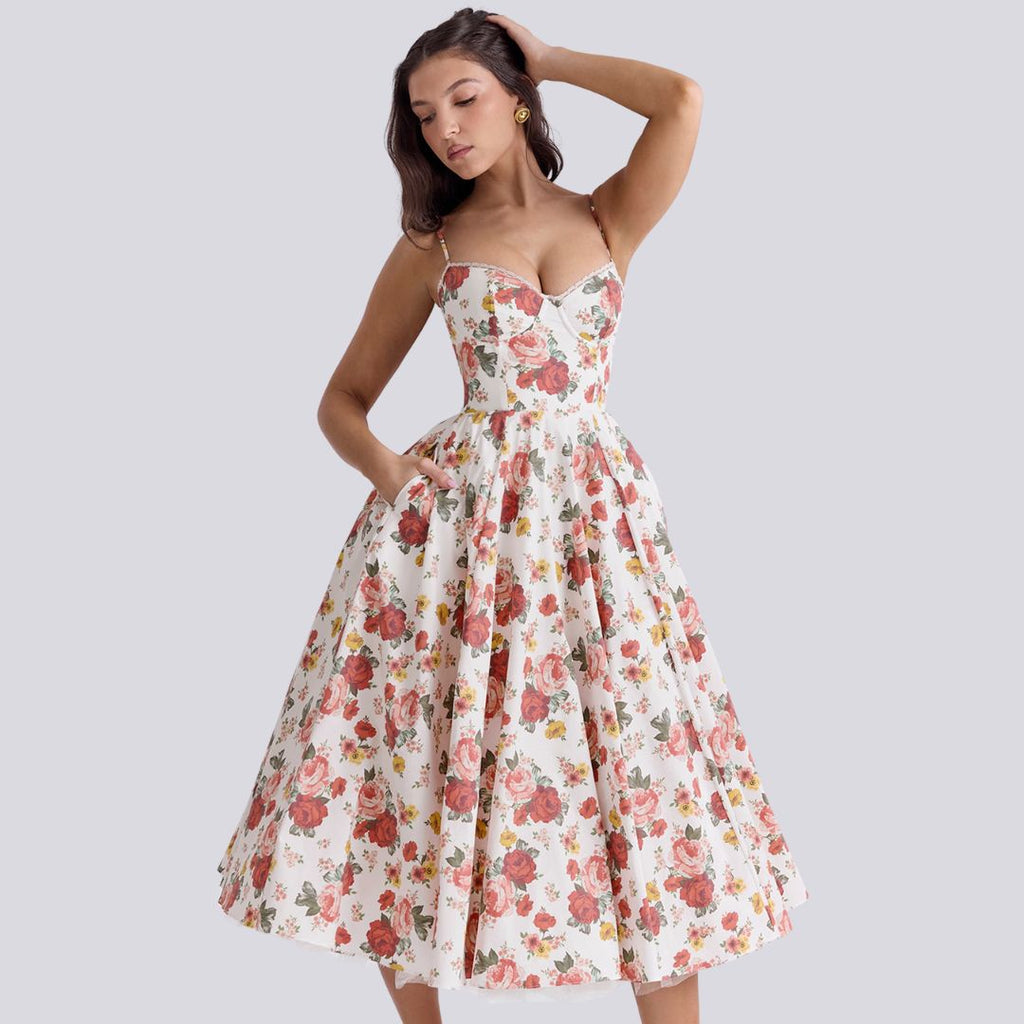 Laurhea | Robe maxi féminine avec coupe élégante