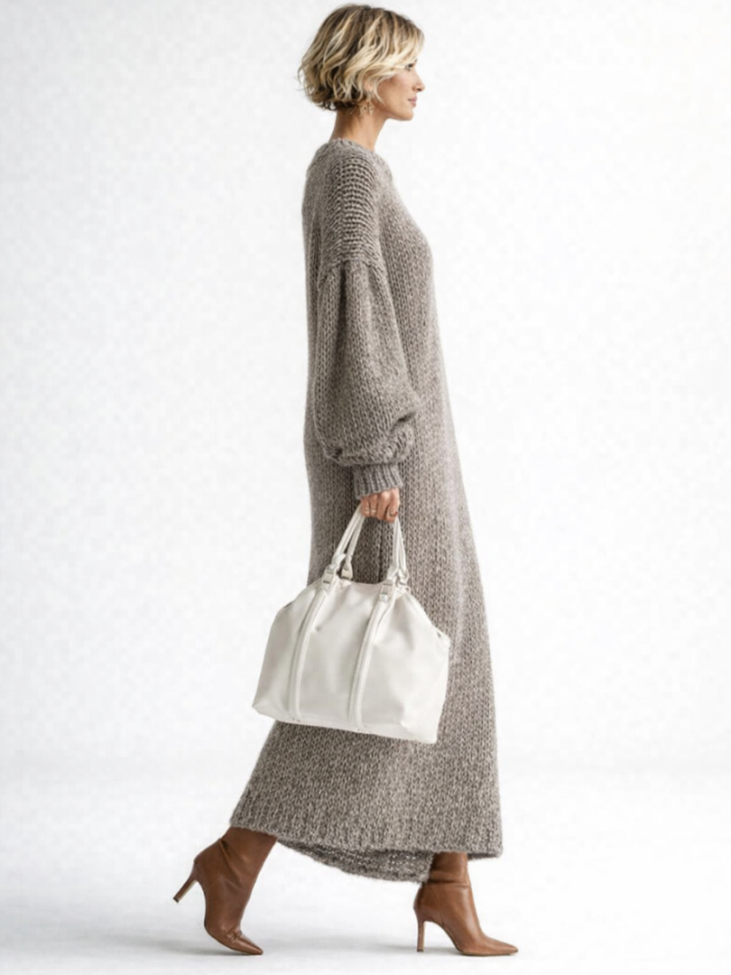 VALERIA | Robe Maxi Tricotée Oversize