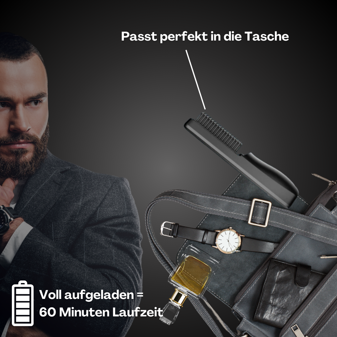 BeardMaster | Stylo à Barbe Ion Négatif Sans Fil