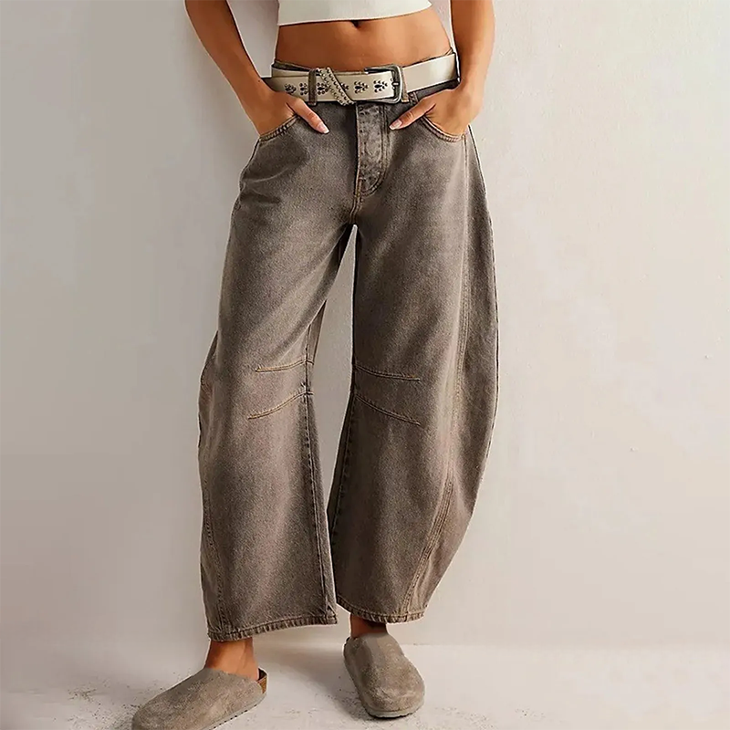 Deloise - Jean pour femme à coupe large