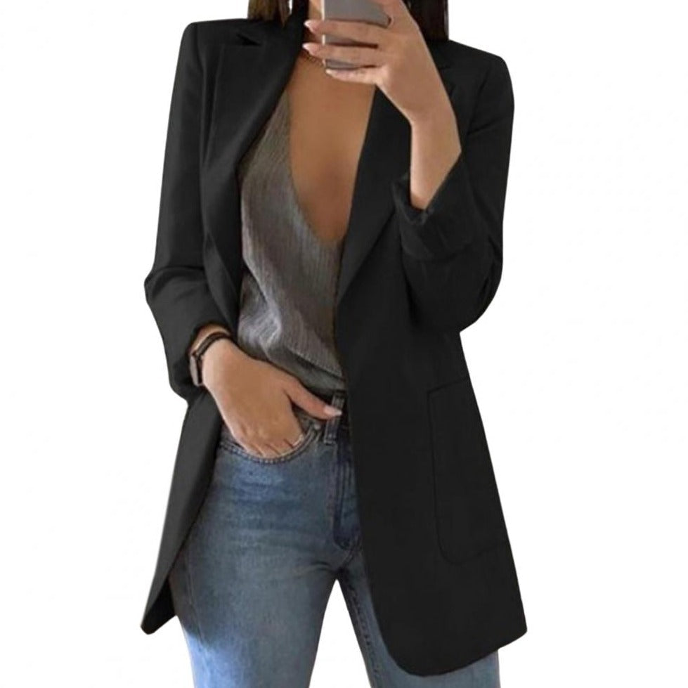 Echoarchiv | Blazer Long Élégant pour Femmes