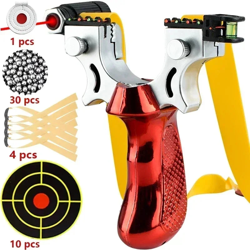 Jeu de Pratique de Tir à l'Arc en Plein Air avec Poignée Antidérapante, Laser et Niveau – Design Léger et Durable