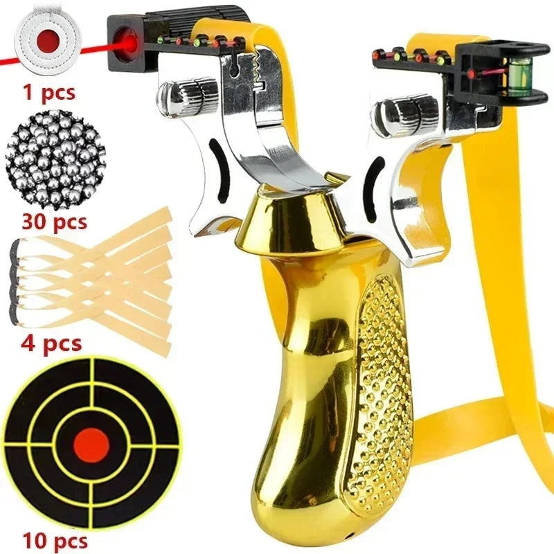 Jeu de Pratique de Tir à l'Arc en Plein Air avec Poignée Antidérapante, Laser et Niveau – Design Léger et Durable