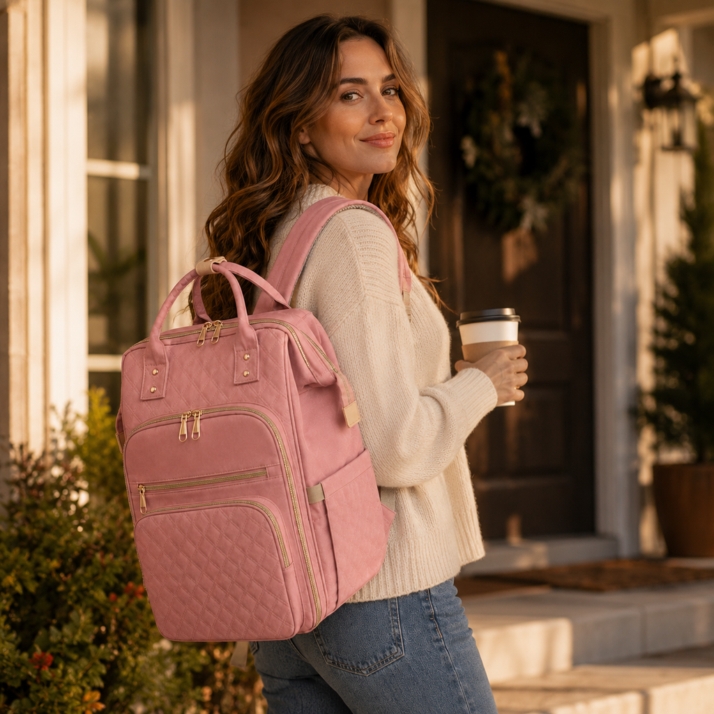 Carryla – Sac à dos isolé avec boîte à lunch, housse pour ordinateur portable, Oxford imperméable