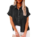 Blouse en Lin pour Femmes | Fermeture à Boutons & Confort Ample