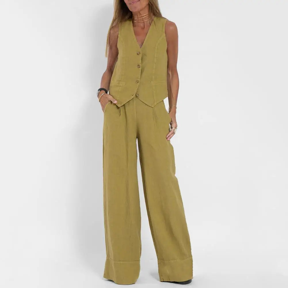Loïs - Gilet chic décontracté et pantalon pour chaque occasion