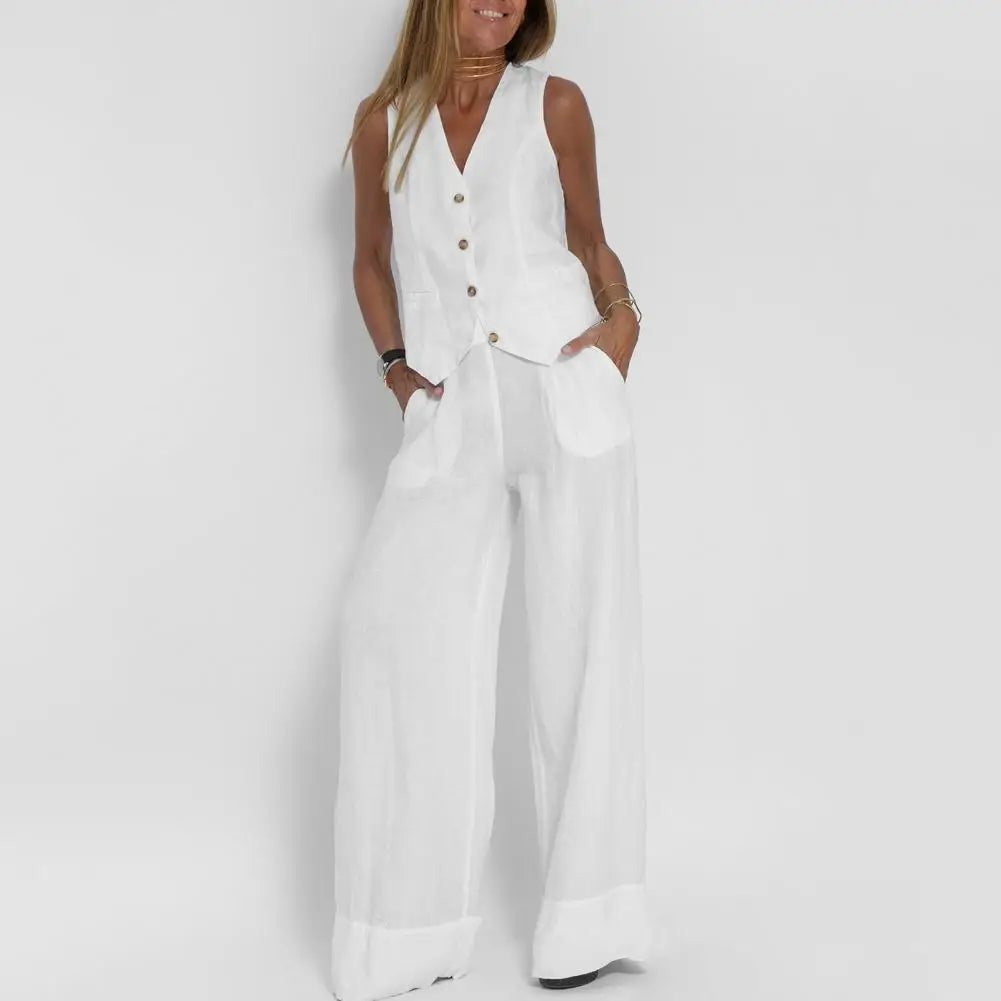 Loïs - Gilet chic décontracté et pantalon pour chaque occasion