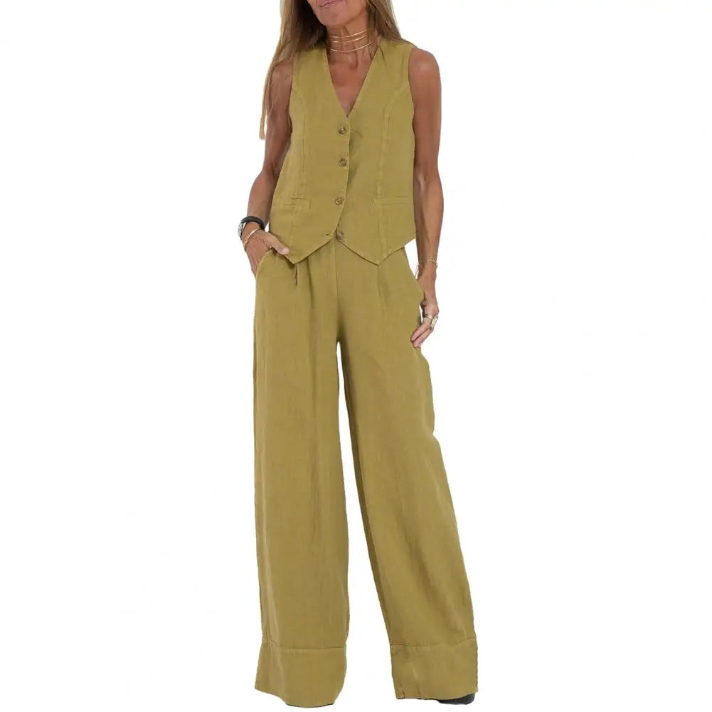 Loïs - Gilet chic décontracté et pantalon pour chaque occasion