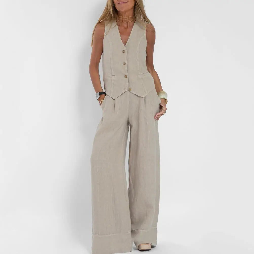 Loïs - Gilet chic décontracté et pantalon pour chaque occasion