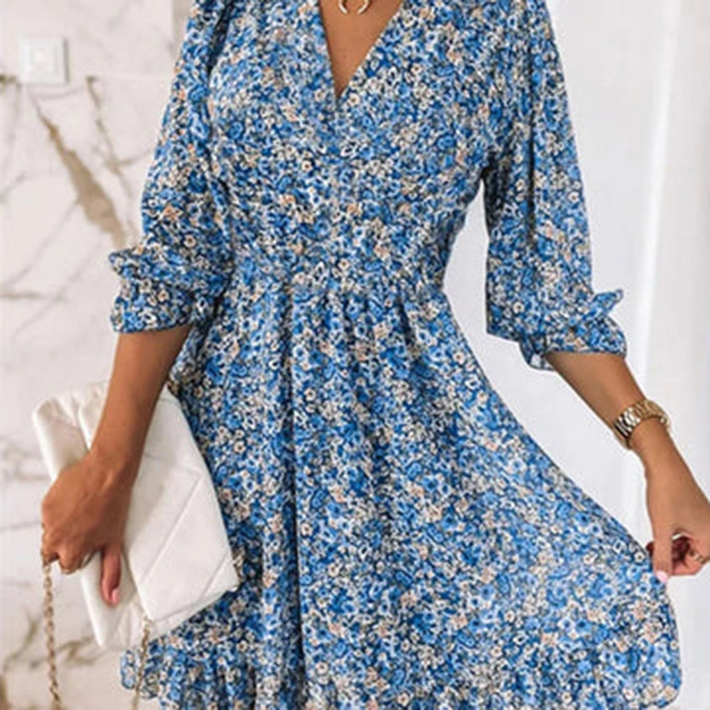 Robe d'Été Midi Légère et Élégante pour Femmes - Jannine