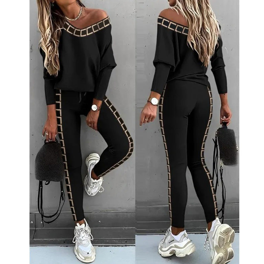 Rosemarie | Ensemble élégant avec chemise et pantalon assorti