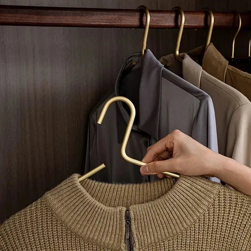 Cintre Antidérapant Luxe - Cintres Massifs Mat Stylés Pour Une Utilisation Durable - (5 par set)