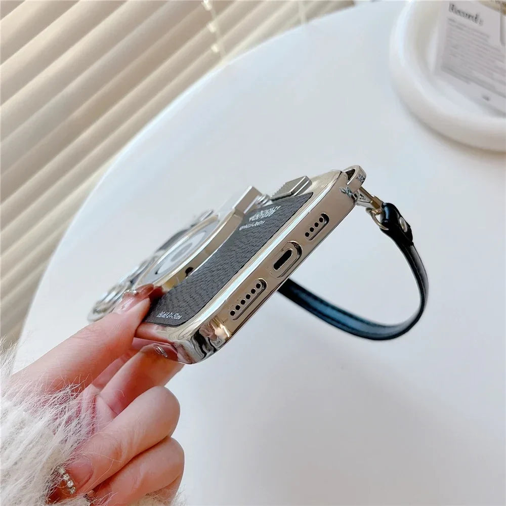 VintageCam Coque de Téléphone | Coque Style Caméra Stéréo Rétro pour iPhone