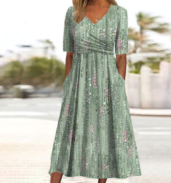 Lyla | robe fleurie élégante pour femmes, design fluide.