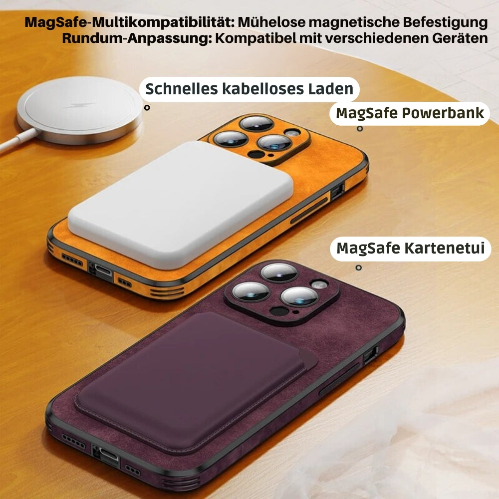 Deer - Étui en Cuir Luxe pour iPhone avec Design Élégant et Protection Antichoc