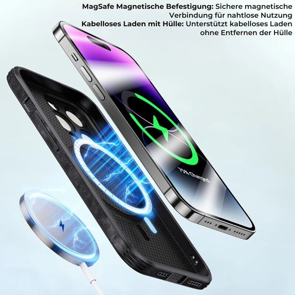 Deer - Étui en Cuir Luxe pour iPhone avec Design Élégant et Protection Antichoc