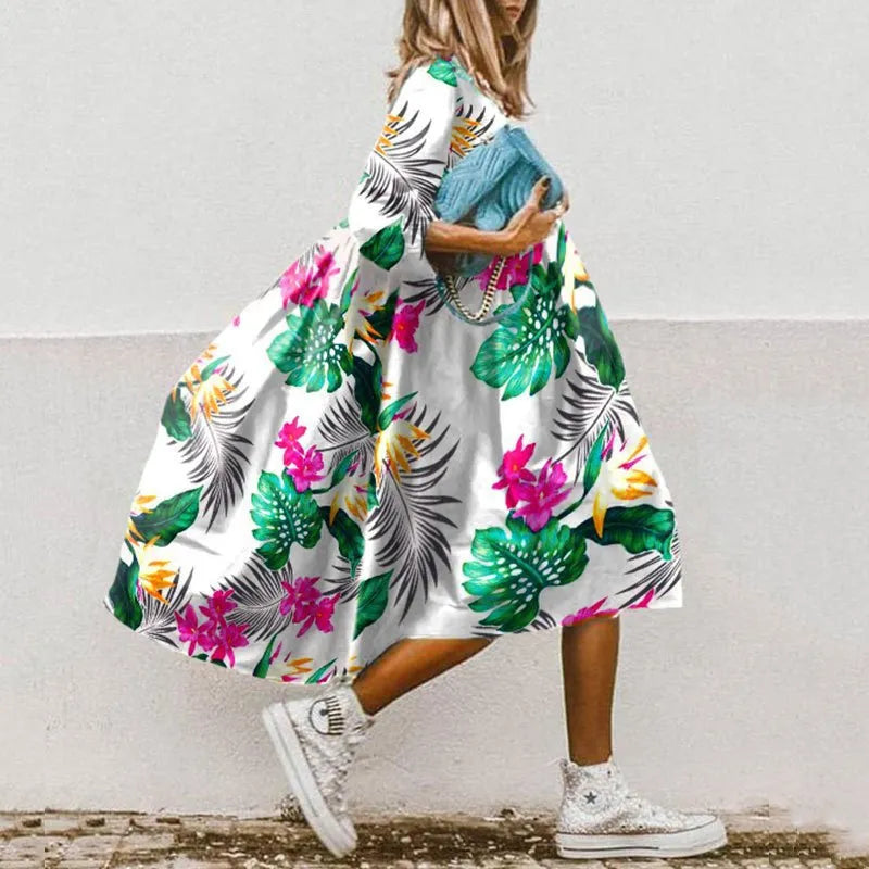 Robe fleurie pour l'été