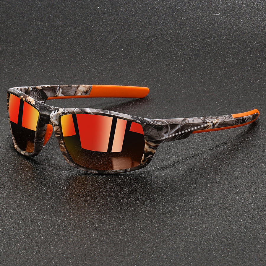Lunettes de soleil sportives polarisées unisexes avec protection UV400 pour le cyclisme et la pêche