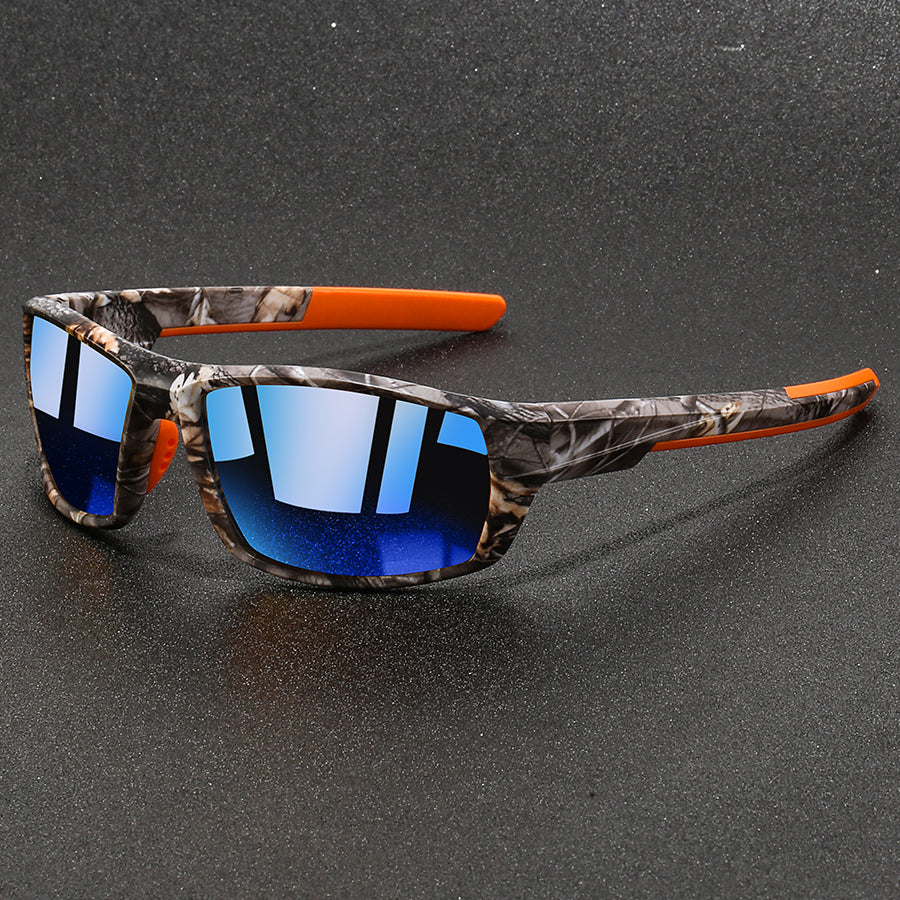 Lunettes de soleil sportives polarisées unisexes avec protection UV400 pour le cyclisme et la pêche