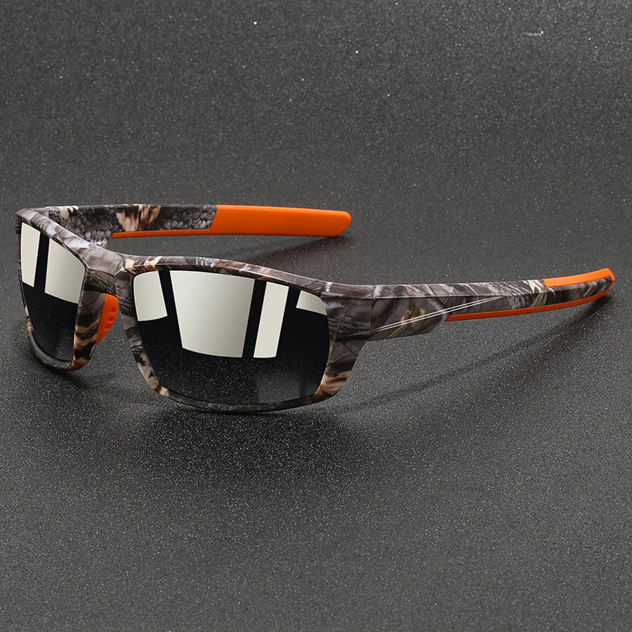 Lunettes de soleil sportives polarisées unisexes avec protection UV400 pour le cyclisme et la pêche