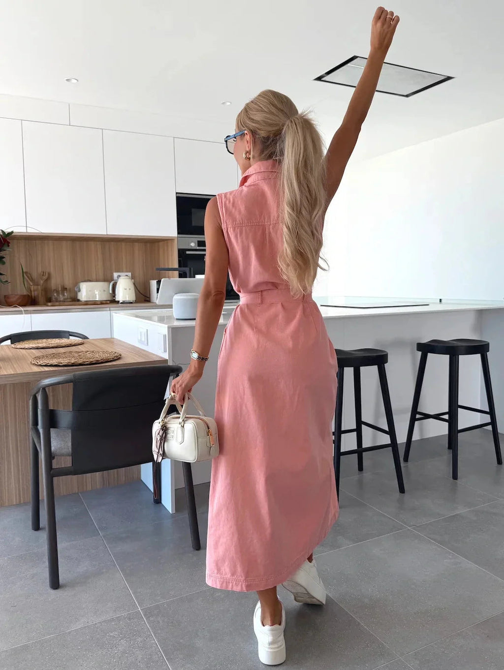 Maxi Robe Femme | Look Denim & Élégance Sans Effort