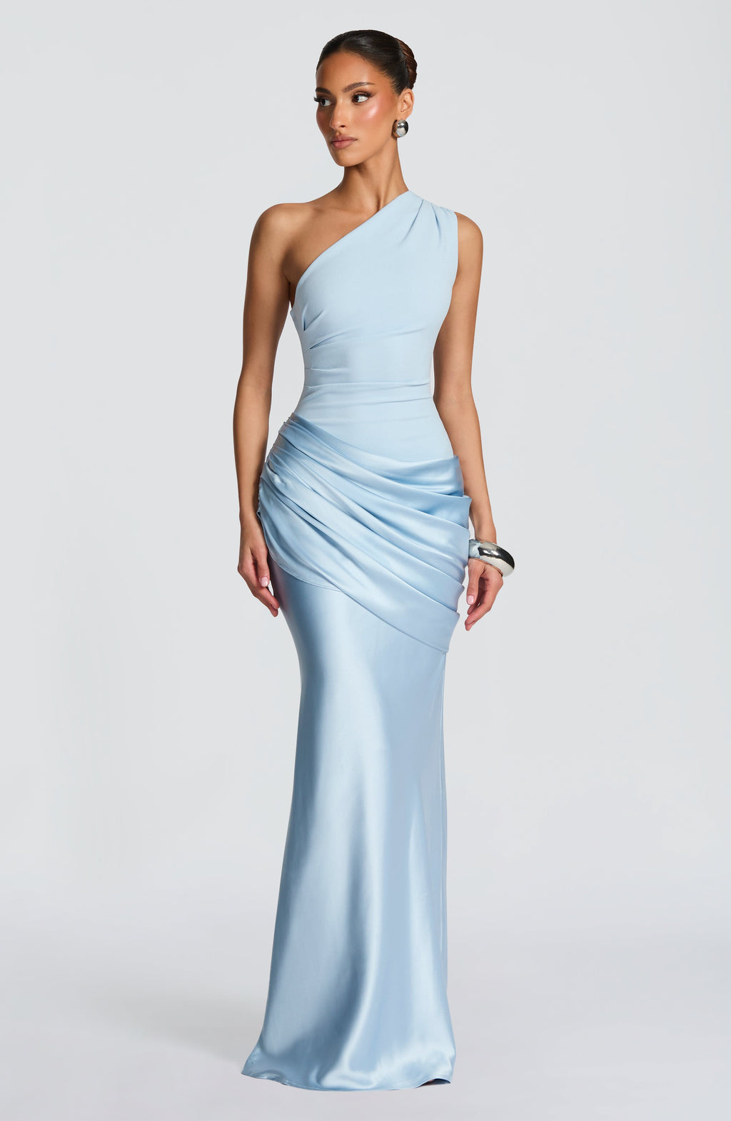 Robe Maxi Femme | Design à Une Épaule