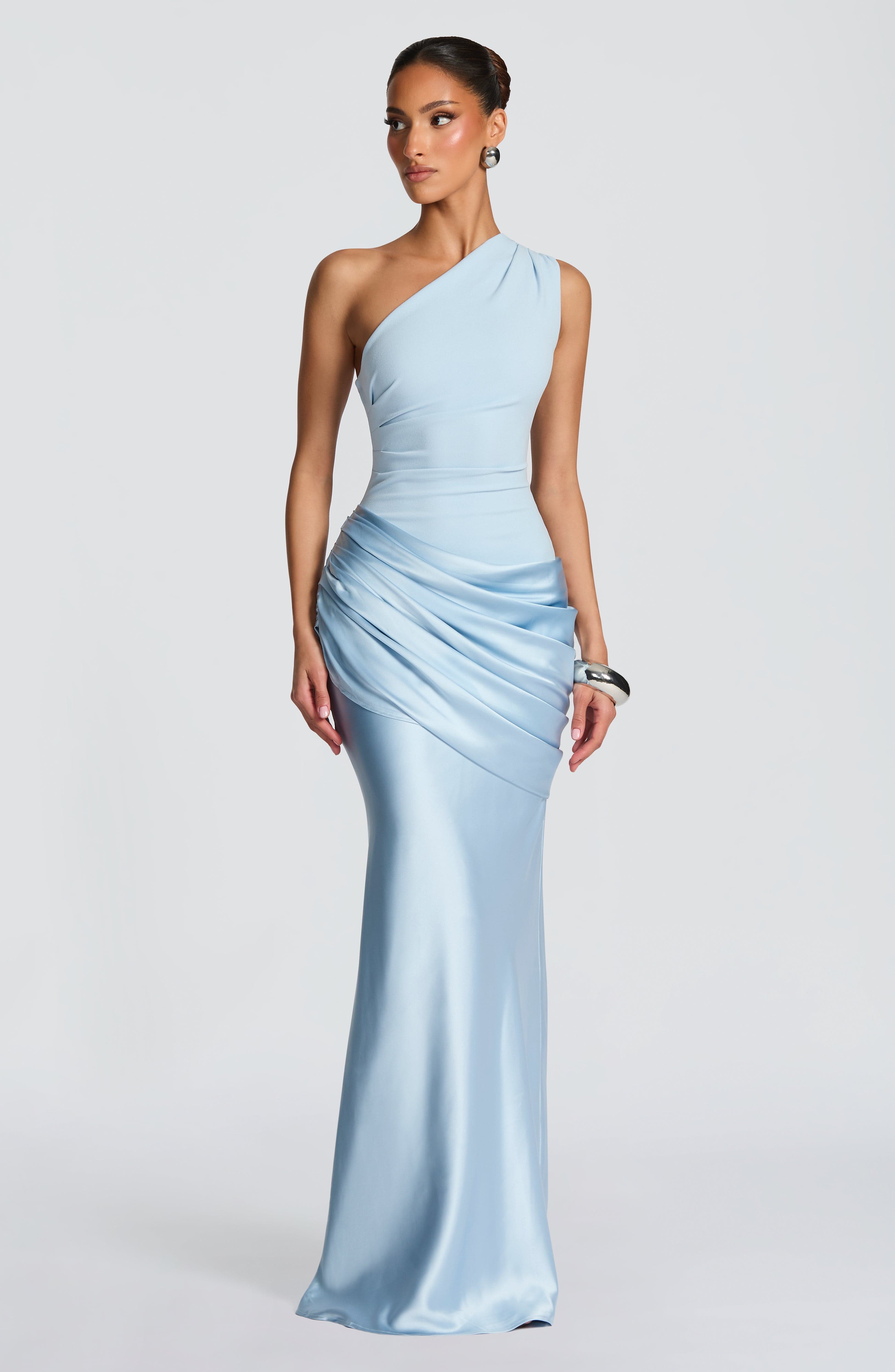 Robe Maxi Femme | Design à Une Épaule