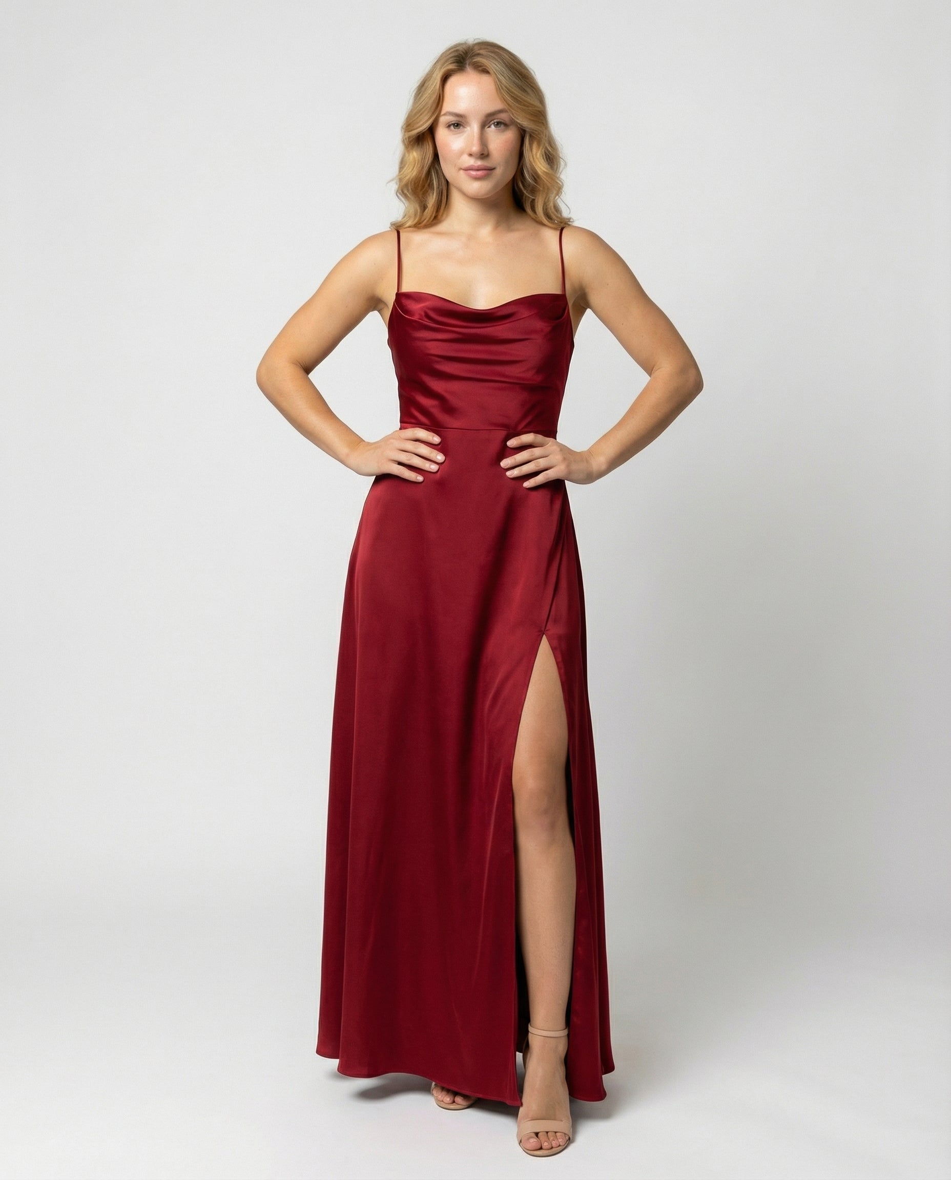 Robe Maxi Femme | Élégant Automne & Fente de Jambe
