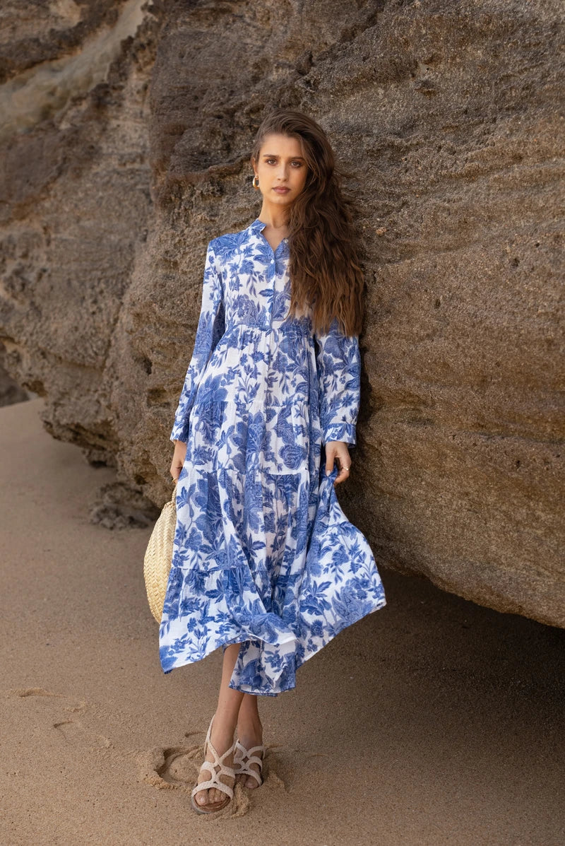 Robe Maxi Femme | Motif Floral & Style Bohème Romantique