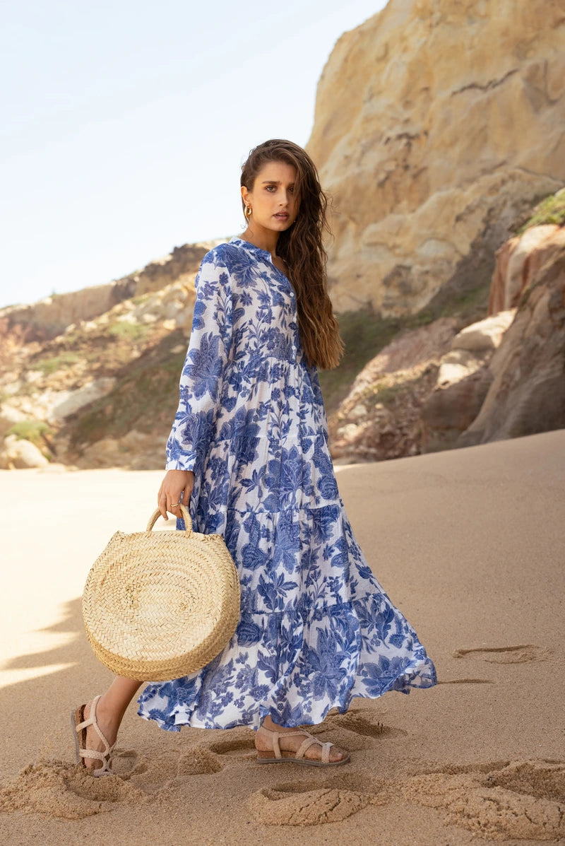 Robe Maxi Femme | Motif Floral & Style Bohème Romantique
