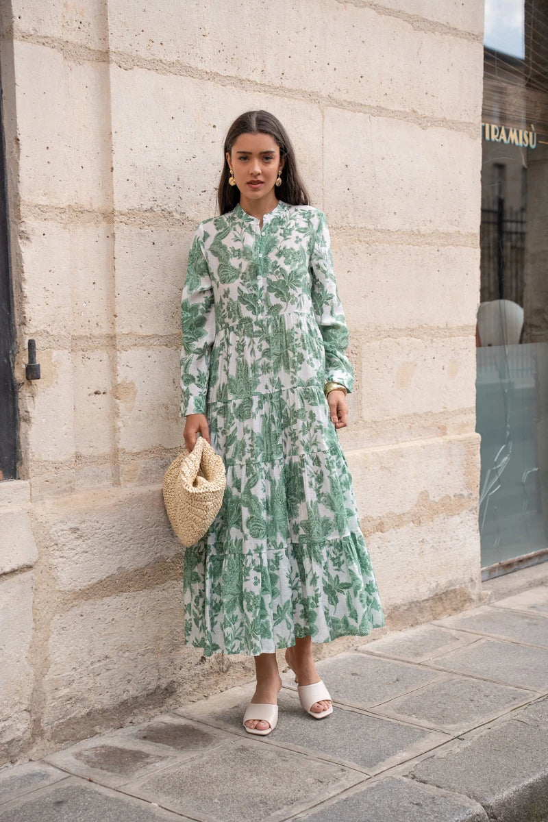 Robe Maxi Femme | Motif Floral & Style Bohème Romantique