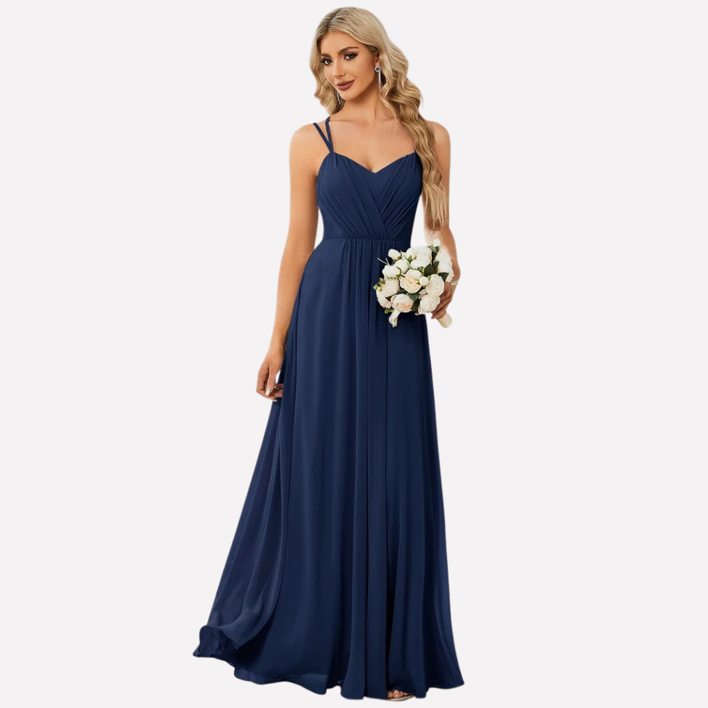 Robe Maxi Femme | Décolleté en Cœur & Fluide Élégant
