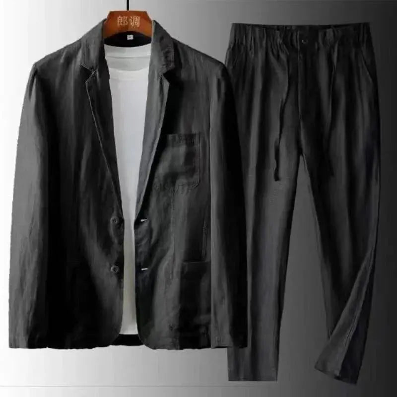 Costume en Lin pour Homme Classico – Élégance intemporelle pour les mariages et événements