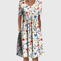 Robe Midi Femme | Imprimé Floral & Coupe Ample Flatteuse