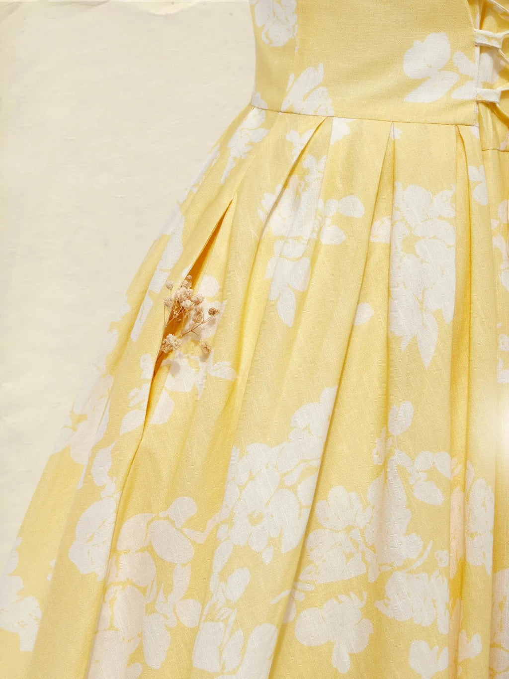 Robe Midi Femme | Imprimé Floral & Jupe Plissée Évasée